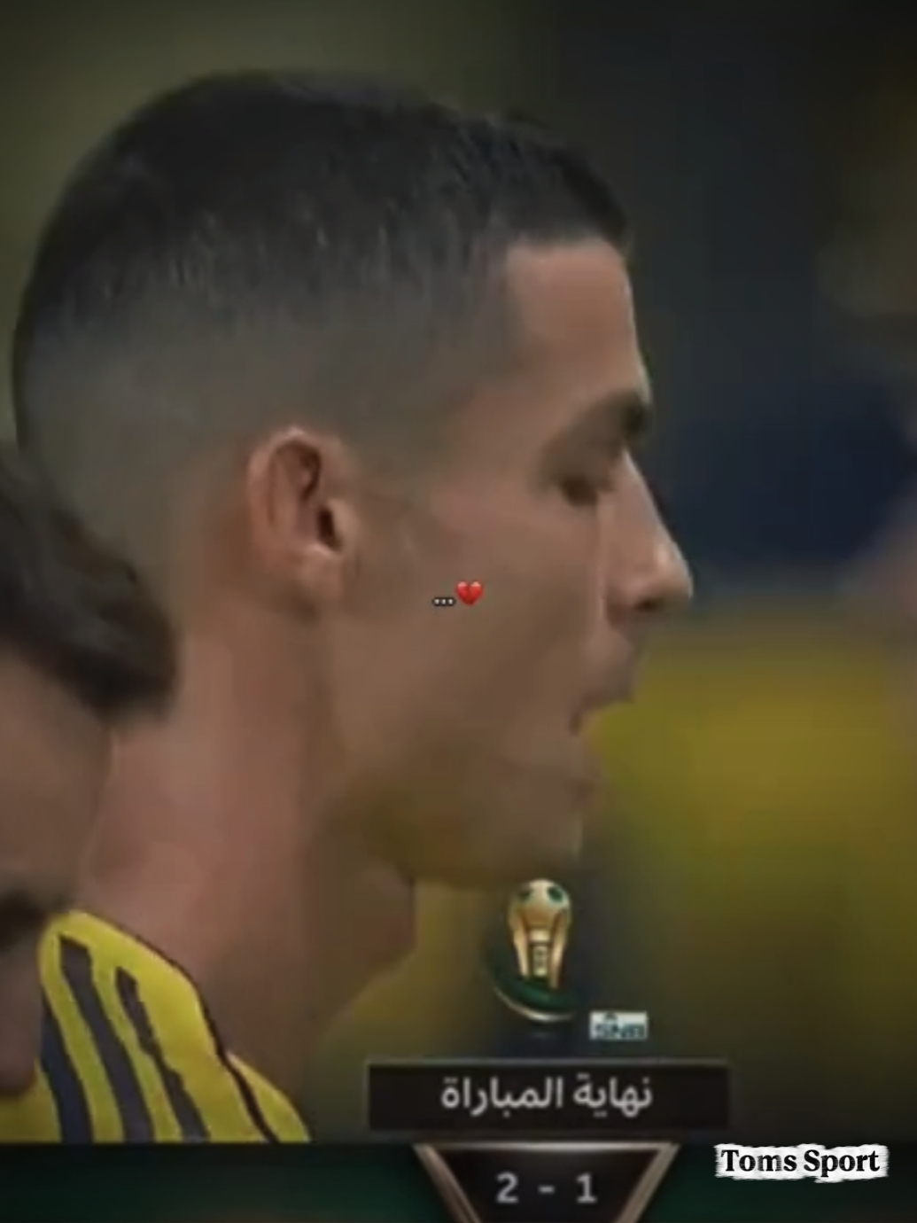 Ronaldo üzgün kaybetmek