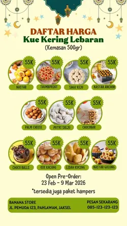Daftar Harga Kue