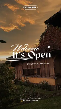 WE ARE OPEN