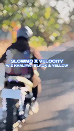 black&yellow slowmo