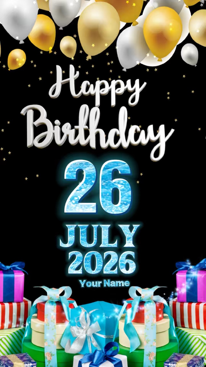HBD 26 de julio de 2026