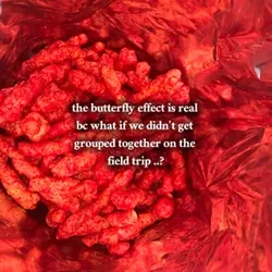 butterfly effect …