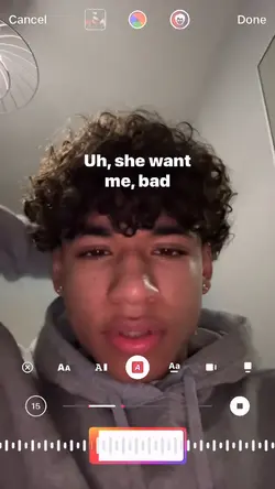 she want me bad