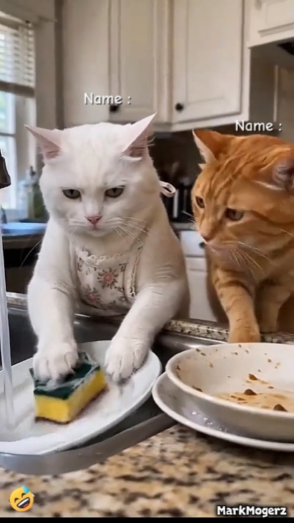 Chat drôle