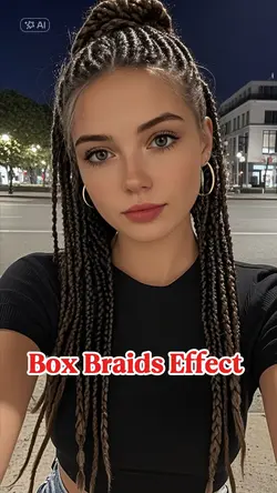 box Braids Effect 