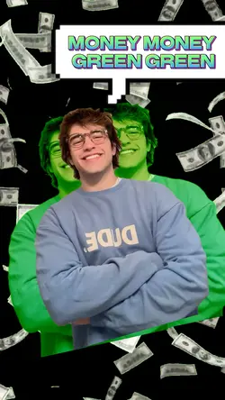 money money green