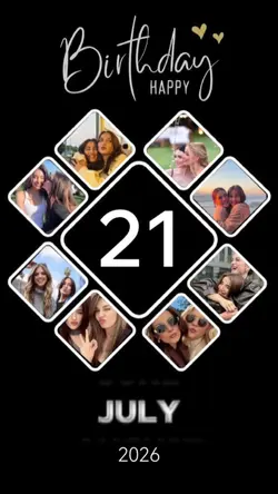 Birthday 21 July 