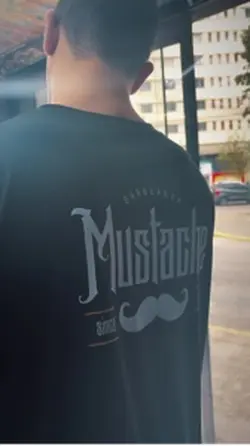 Barber shop mustache