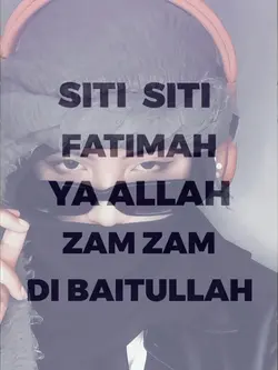 Siti Fatimah yaallah
