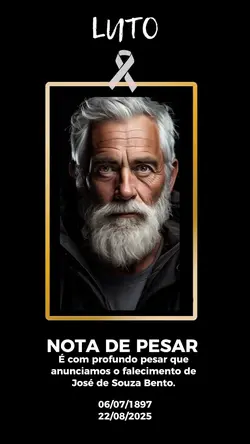 Nota dr falecimento 