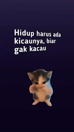 Harus ada kicaunya