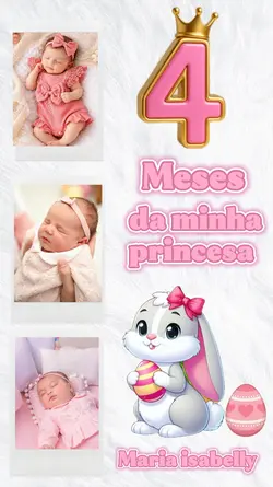 4 meses filha 