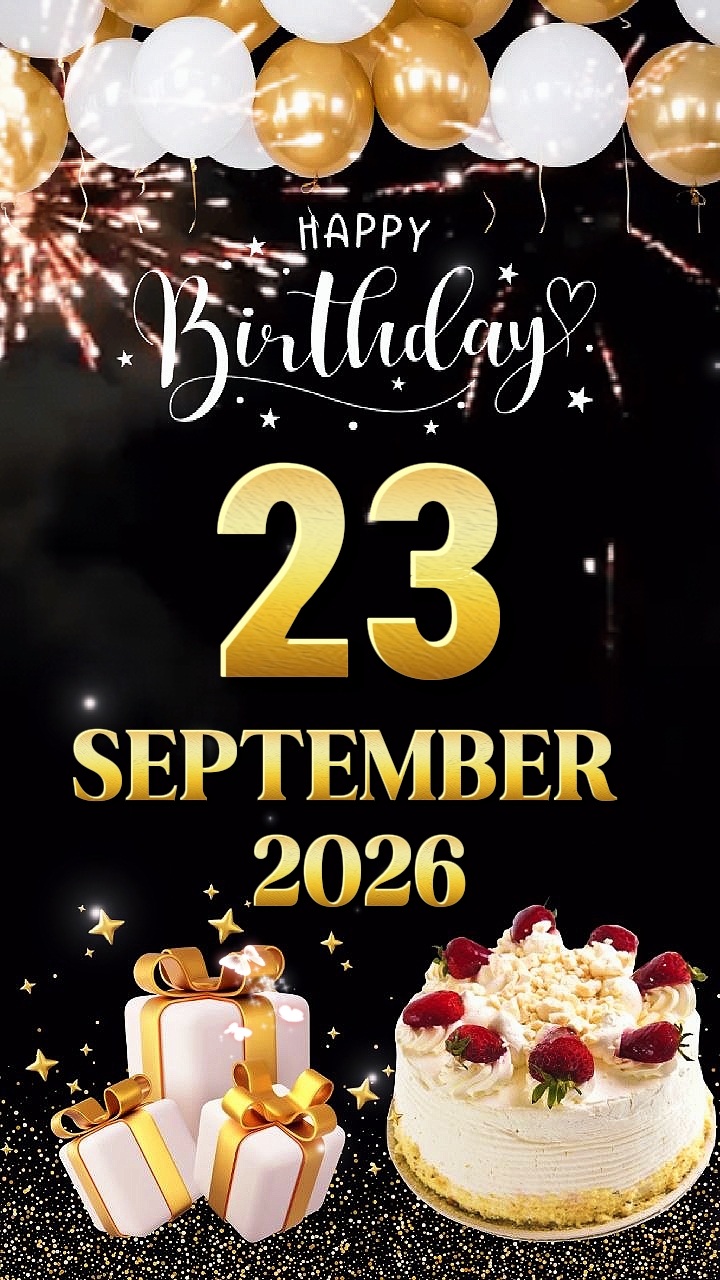 HBD 23 September2026