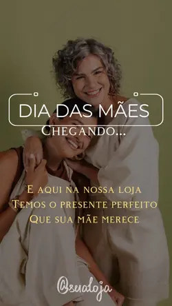 Dia das mães lojas