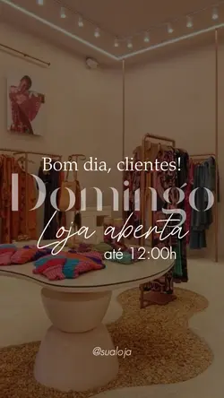 loja aberta domingo
