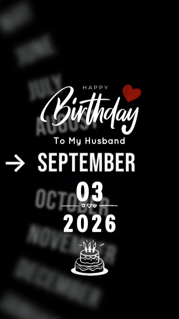 HBD HUSBAND 03 SEPTE