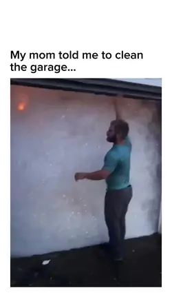 clean the garage