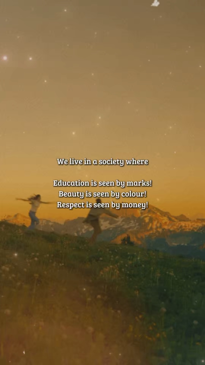 We live in a society