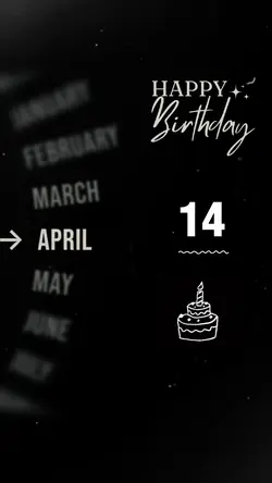 14 APRIL BIRTHDAY
