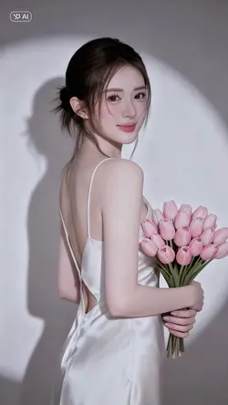 Trend AI váy trắng