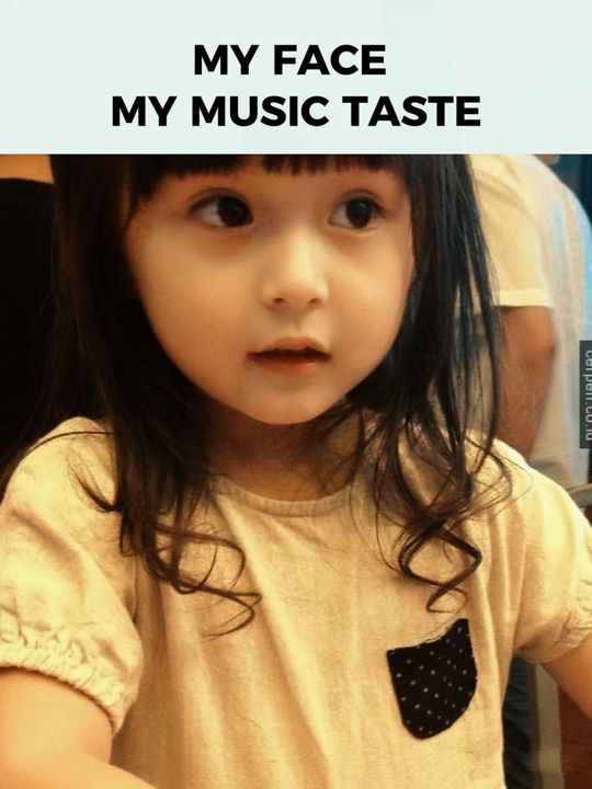 My face my music