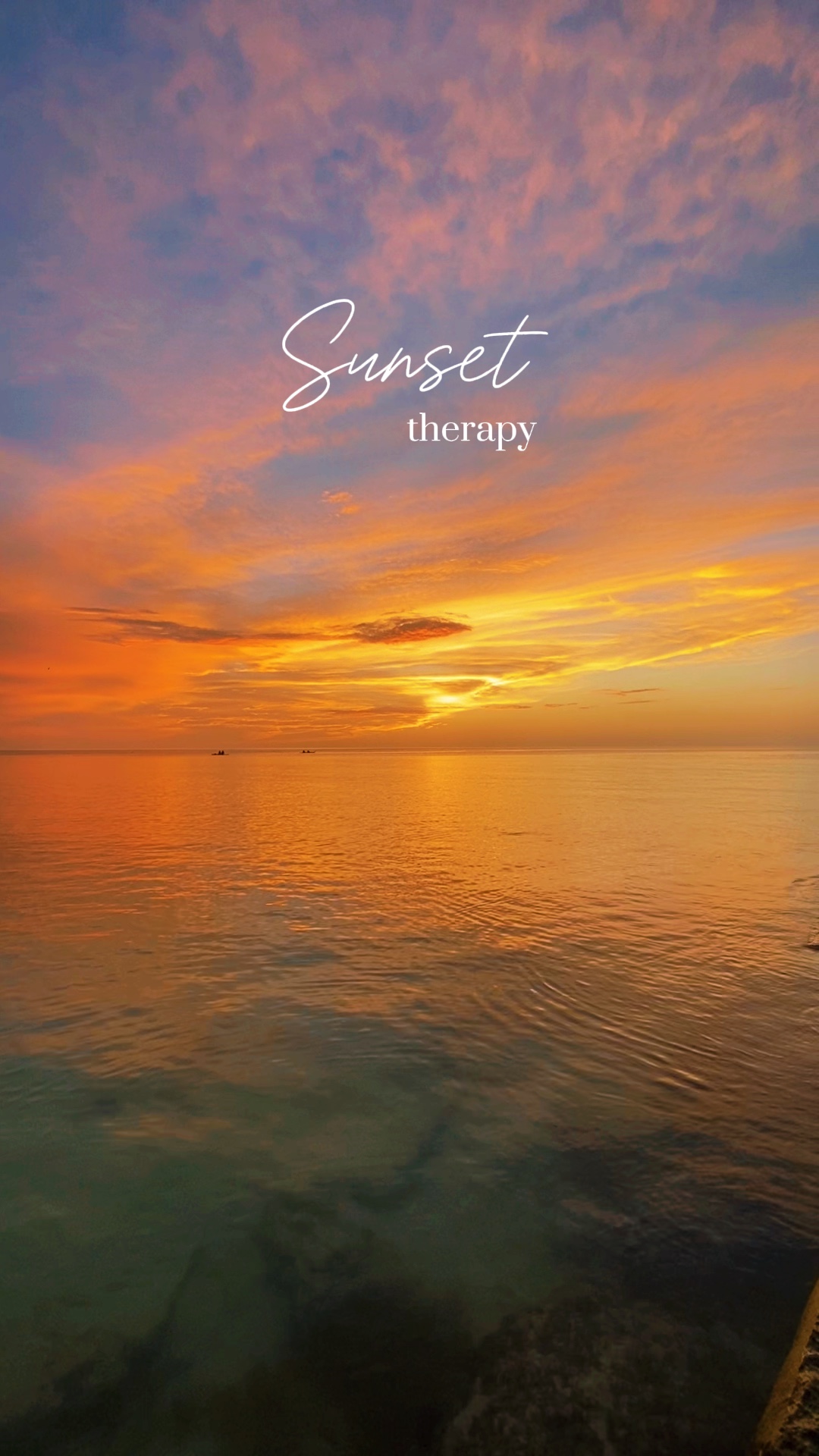 Terapia al atardecer 💌