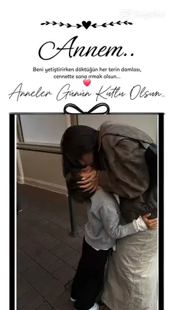 anneler günü şablon 