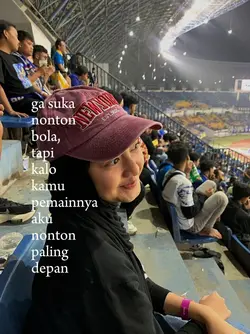 ga suka nonton bola