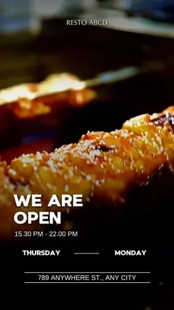 We Are Open