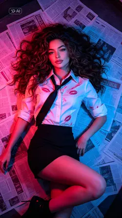 newspaper photoshoot