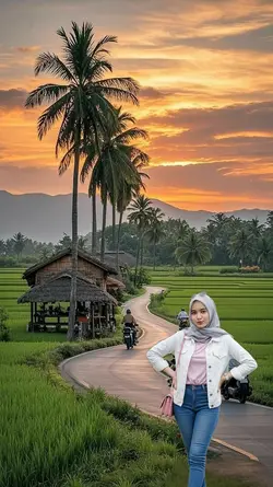 keindahan sunset