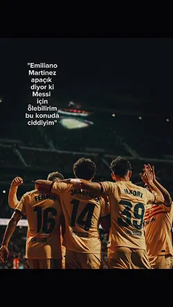 martinez messi için 