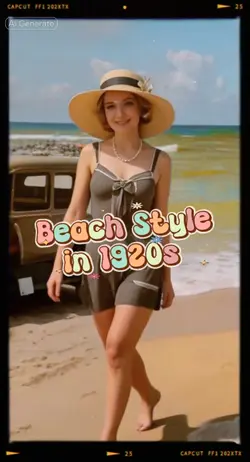 Beach Fashion 1920s 