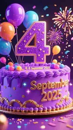 Birthday 4 September