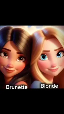 Brunette et blonde