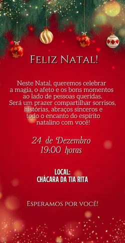 CONVITE DE NATAL