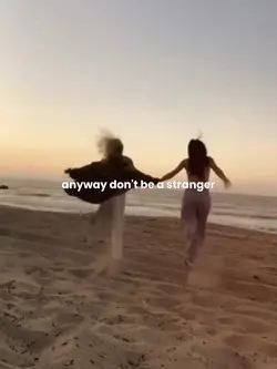 don’t be a stranger