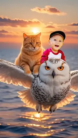 OWL AND CAT