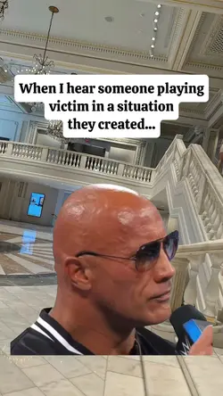 playing victim