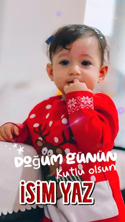 İyiki doğdun şablonu