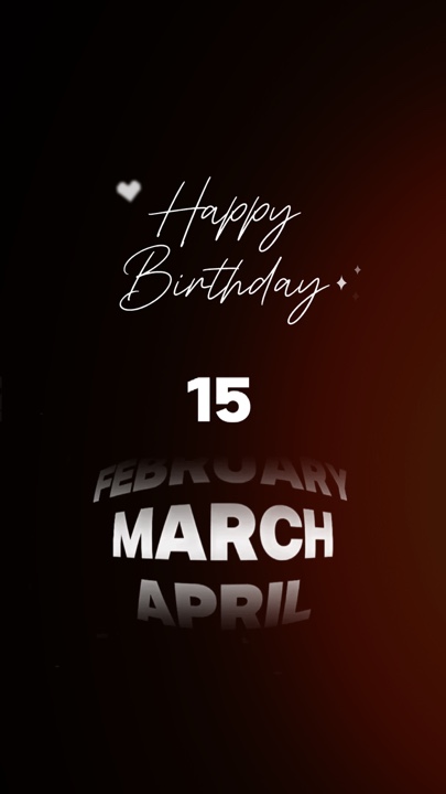  ANNIVERSAIRE 15 MARS