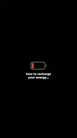 Recharge your energy