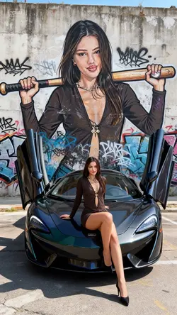 Graffiti photoshoot