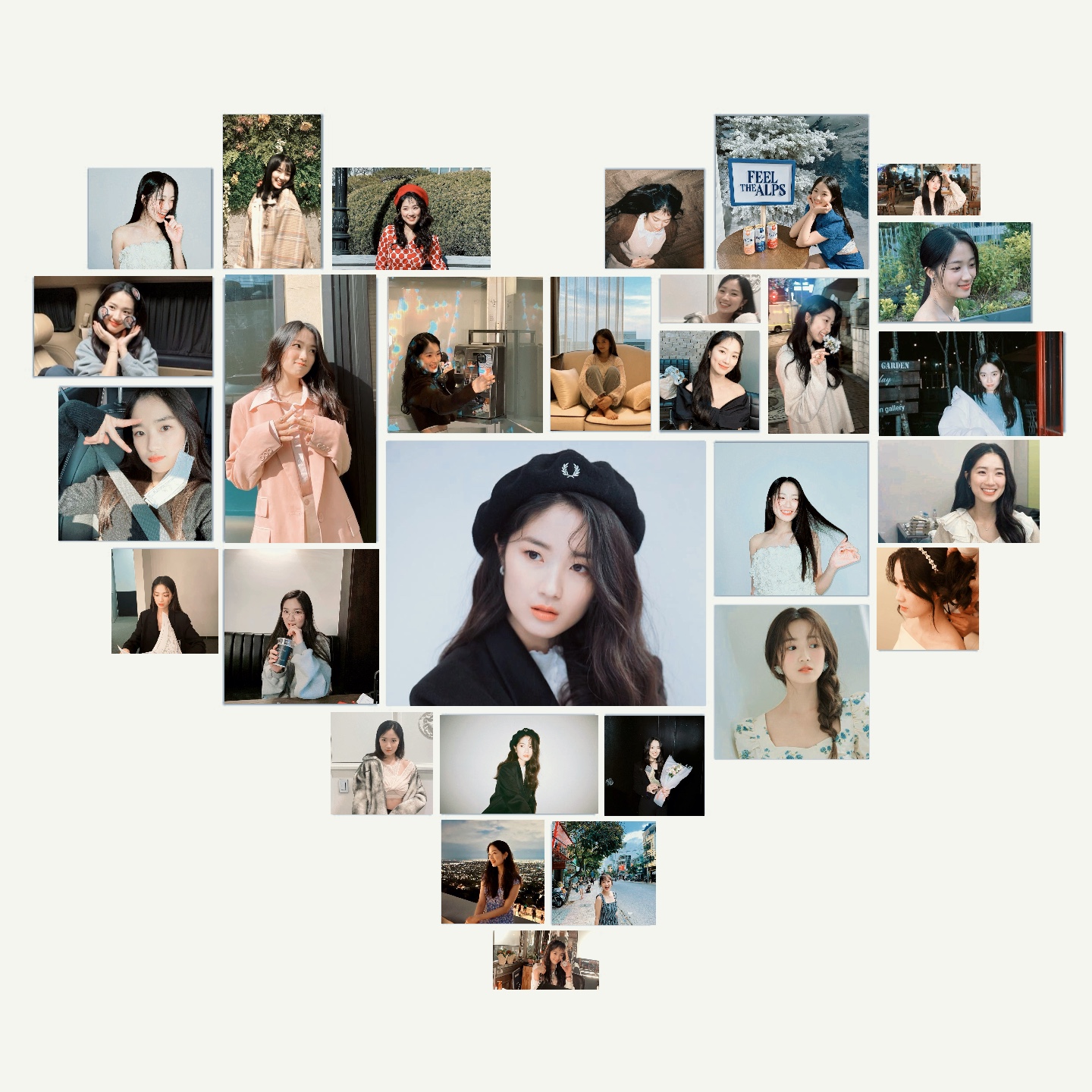 Collage de corazón 