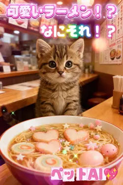 可愛いラーメン！？ペットAI