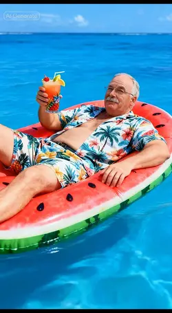 AI Beach vacation 