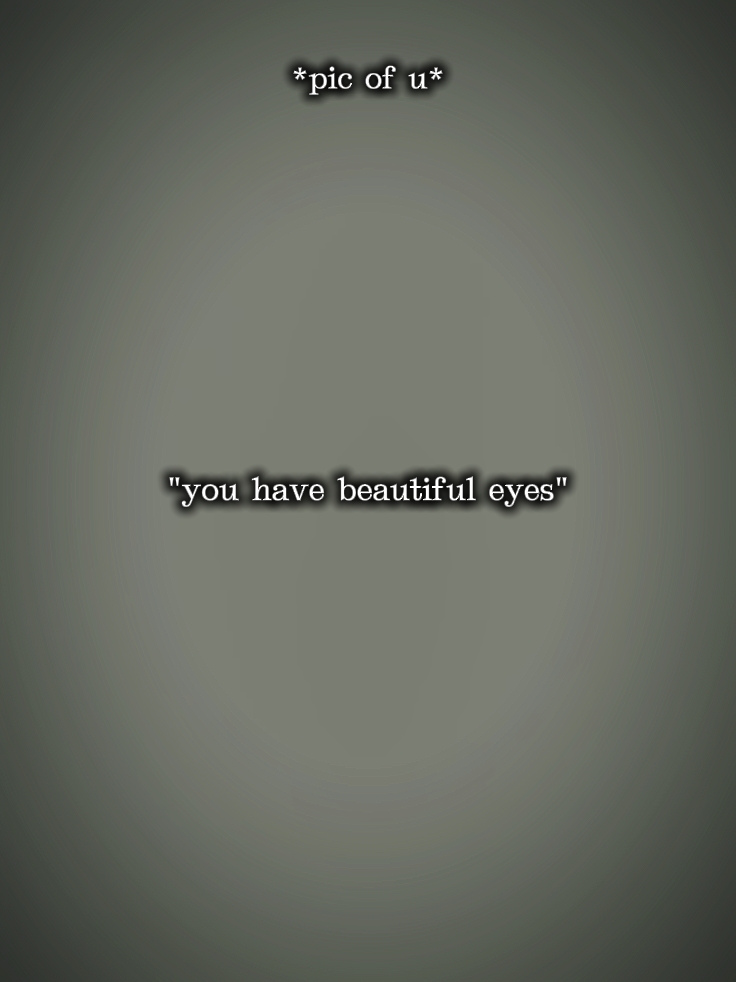 tu as de beaux yeux