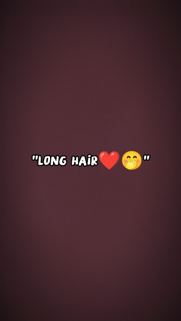 Cabelo comprido e curto