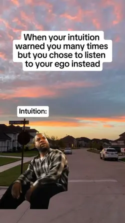 you intuition warned