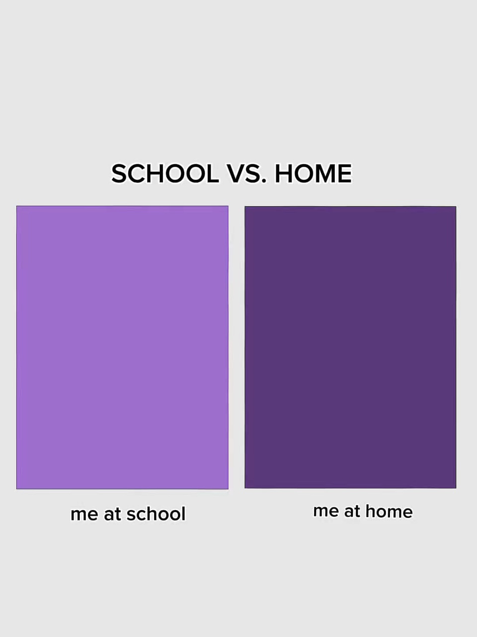 Schule gegen Zuhause